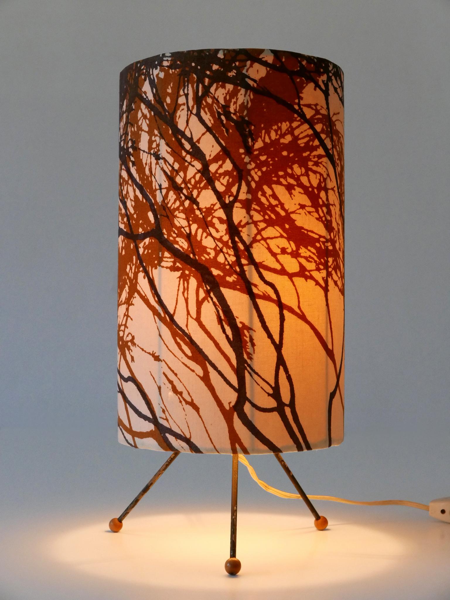 Austrian Rare & Lovely Mid Century Modern Bedside Table Lamp Austria 1950s For Sale