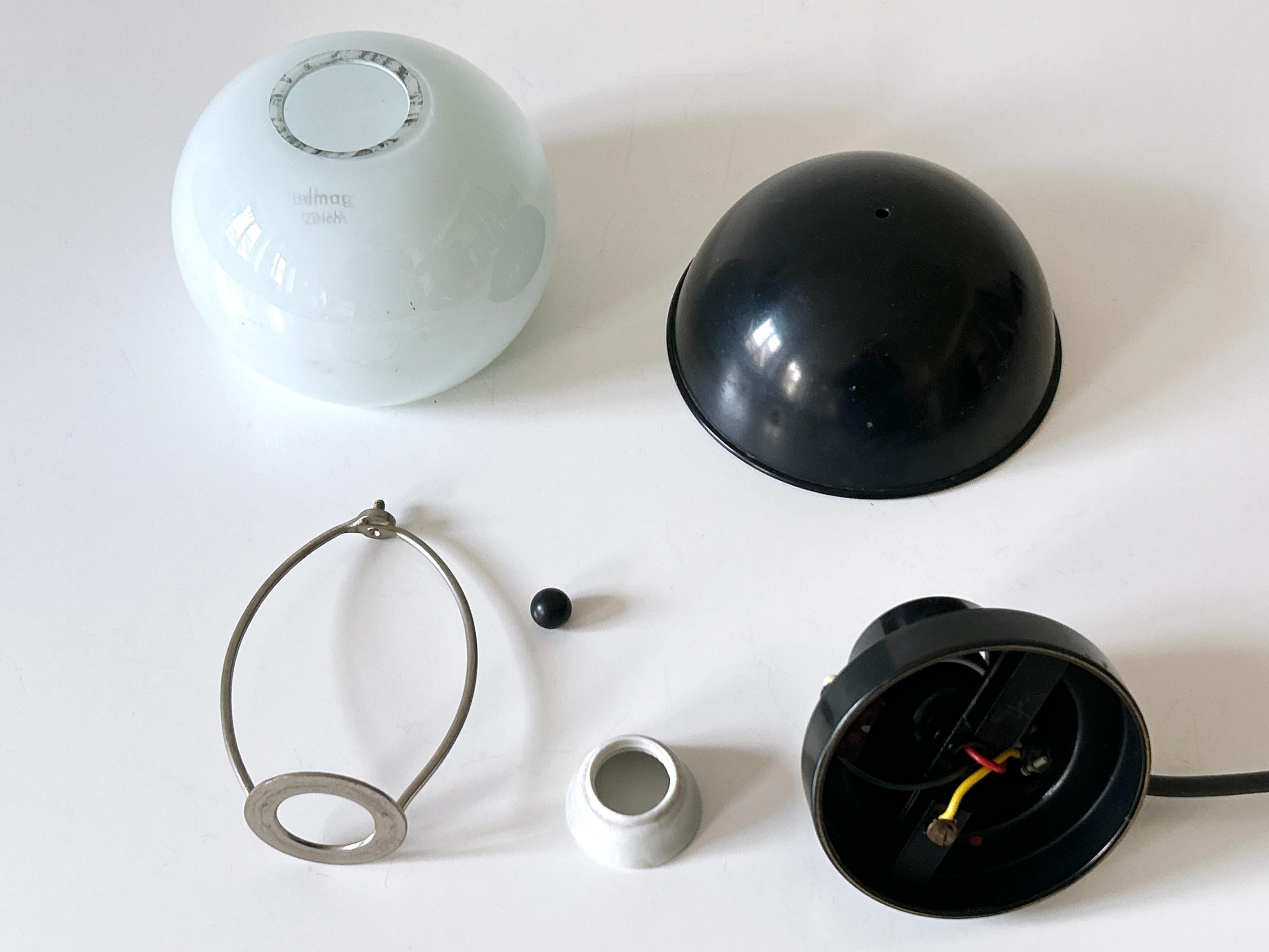 Seltene & schöne Mid Century Modern Tischlampe von Belmag, Schweiz, 1960er Jahre im Angebot 9