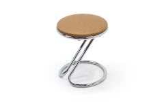 Rare Low Z Stool by Gilbert Rohde for Troy Sunshade, Original, Signed