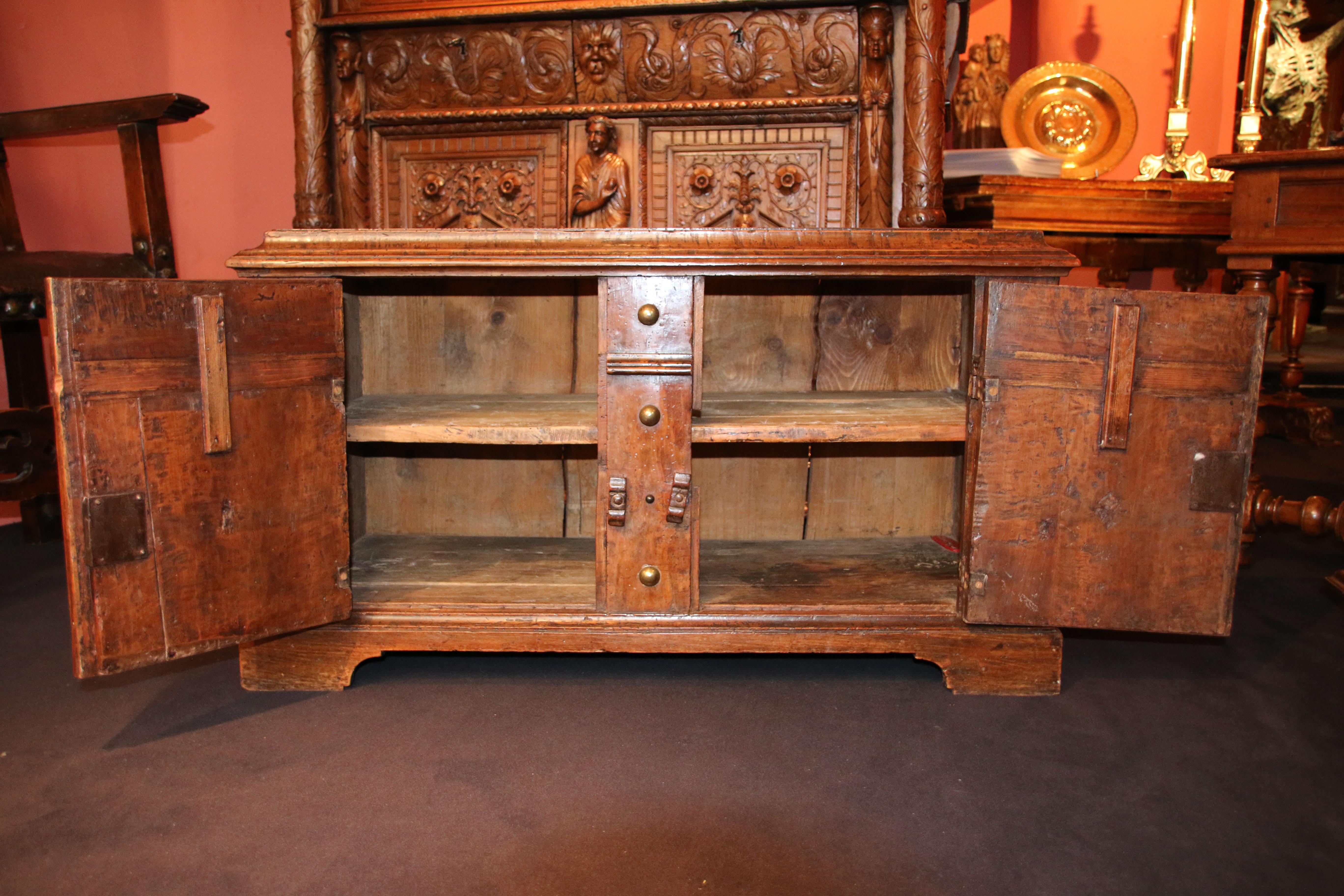 Italian Rare Lower Piece of Furniture of Renaissance Period from Bologna 'Italy'