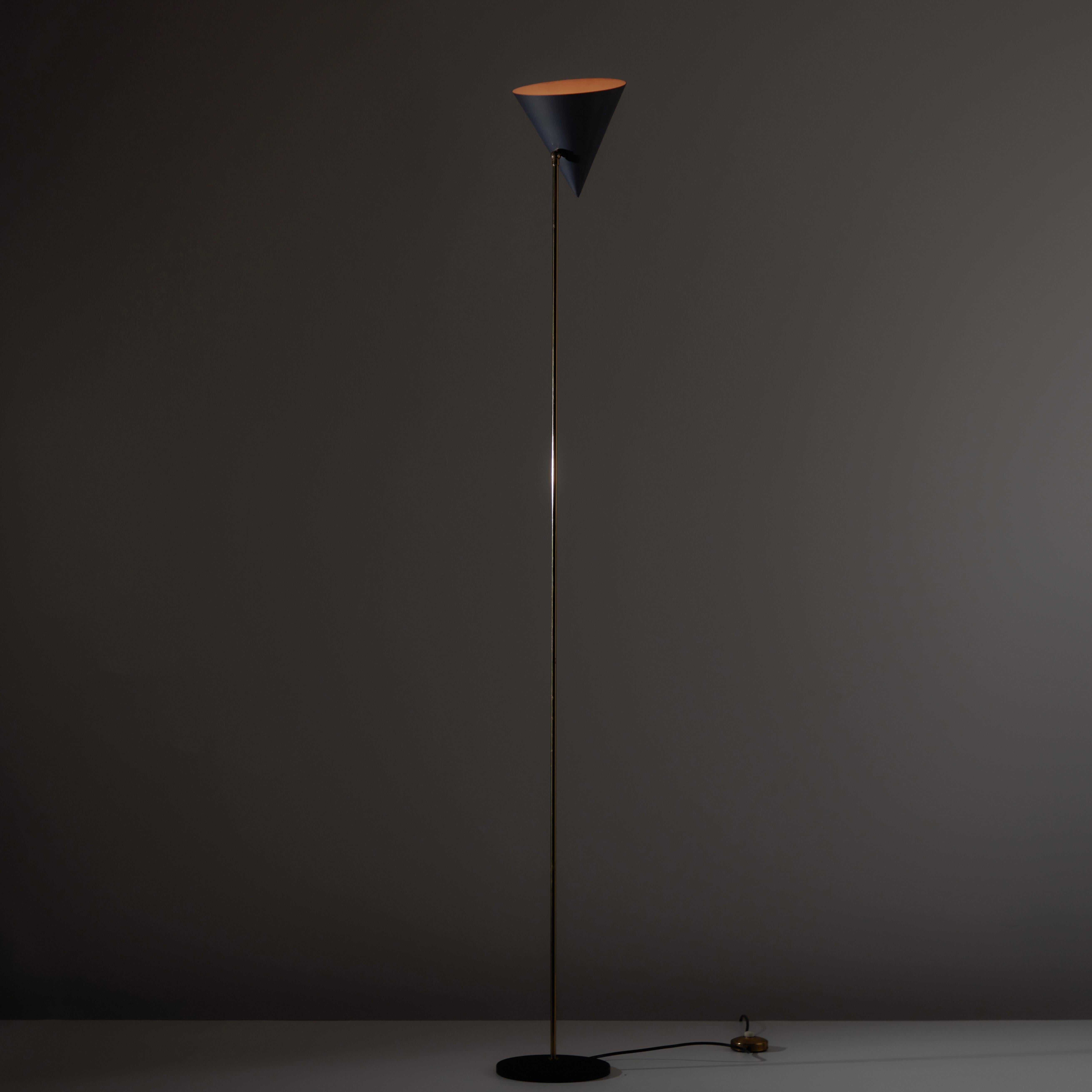 Enameled Rare LTE 5 Floor Lamp by Luigi Caccia Dominioni for Azucena For Sale