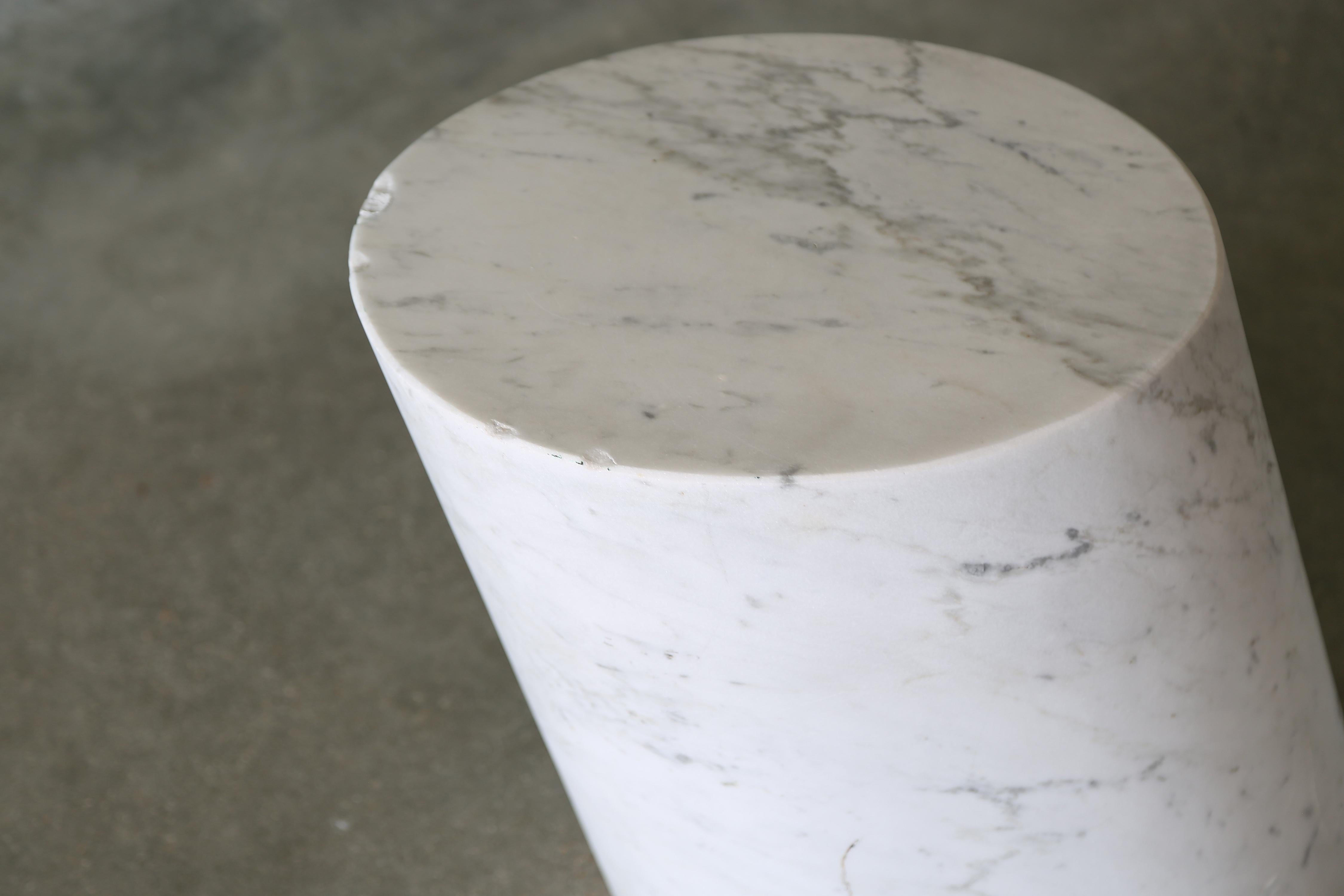 Rare Lucia Mercer for Knoll Solid Marble Stump Tables, c. 1982 (4 avail) For Sale 4