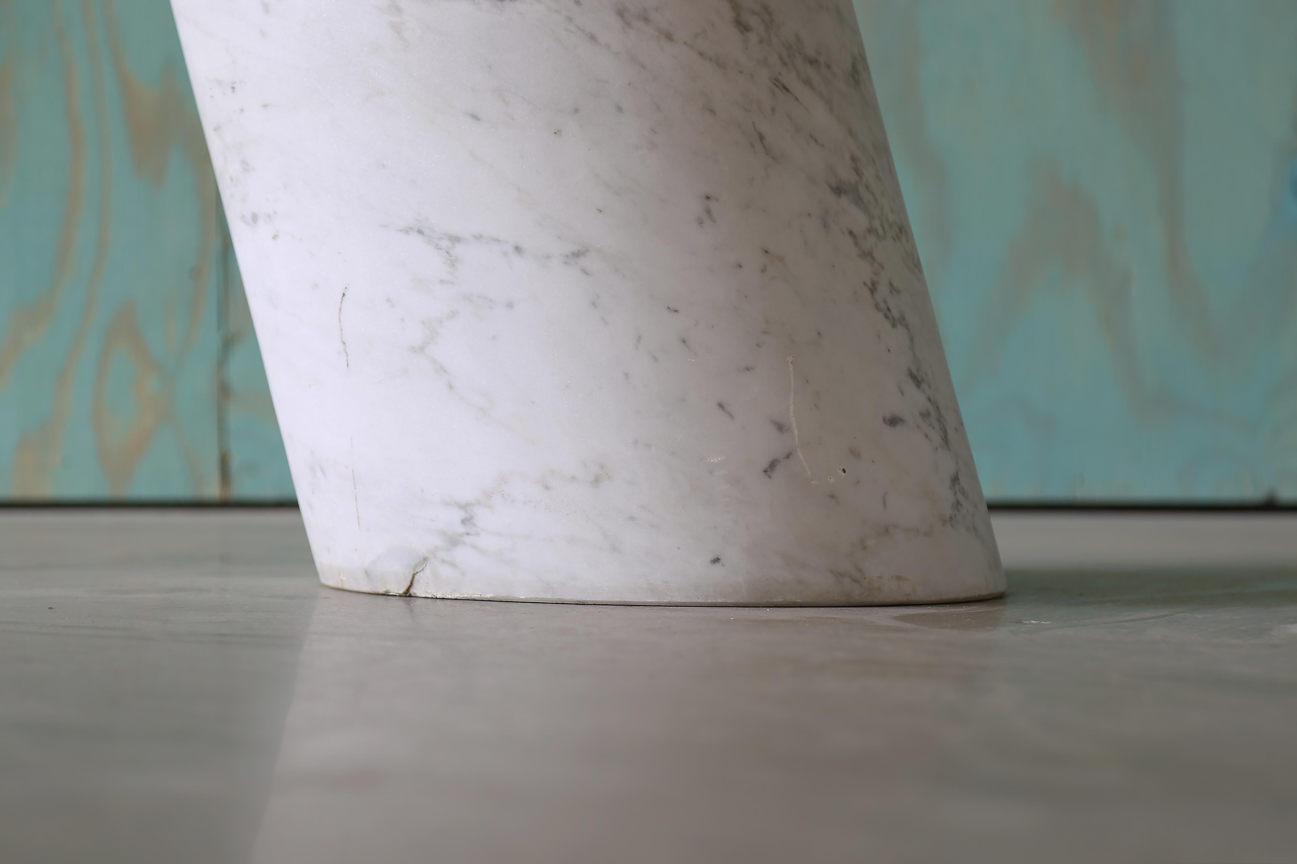 Rare Lucia Mercer for Knoll Solid Marble Stump Tables, c. 1982 (4 avail) For Sale 1