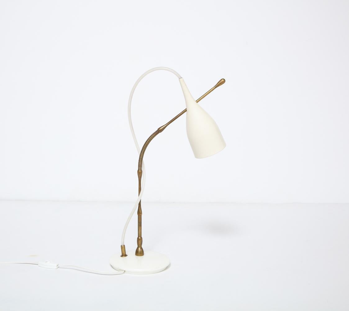 Seltene Tischlampe „Lucinella“ von Angelo Lelii für Arredoluce (Italienisch) im Angebot