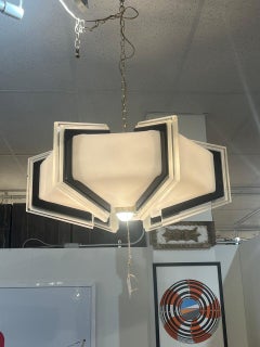 Rare Lucite Mid Century Space Age Chandelier