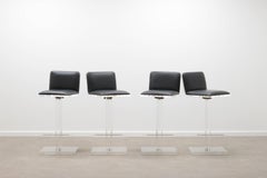 Rare Lucite Swivel Bar Stools, 70s