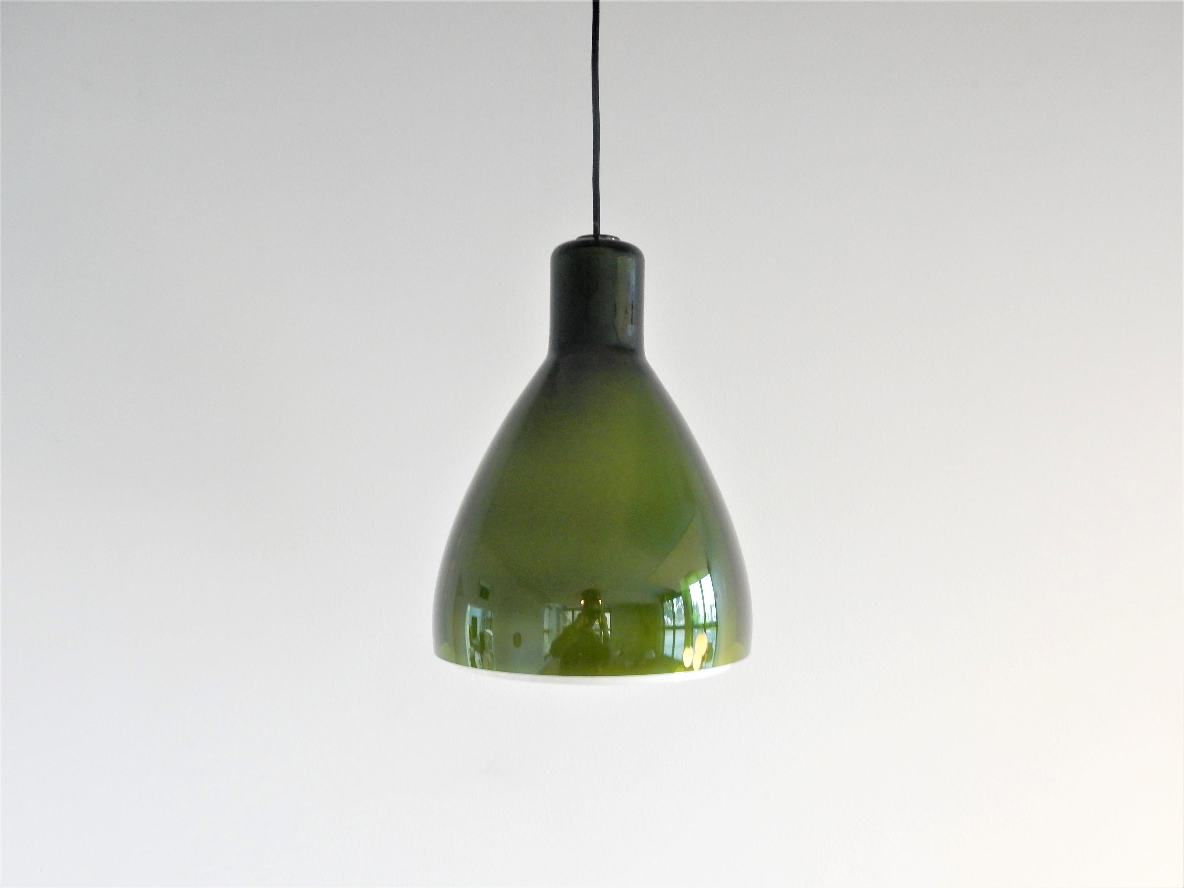 Milieu du XXe siècle Rare lampe suspendue « Lugano » pour Fog & Mrup, Danemark, années 1960 en vente