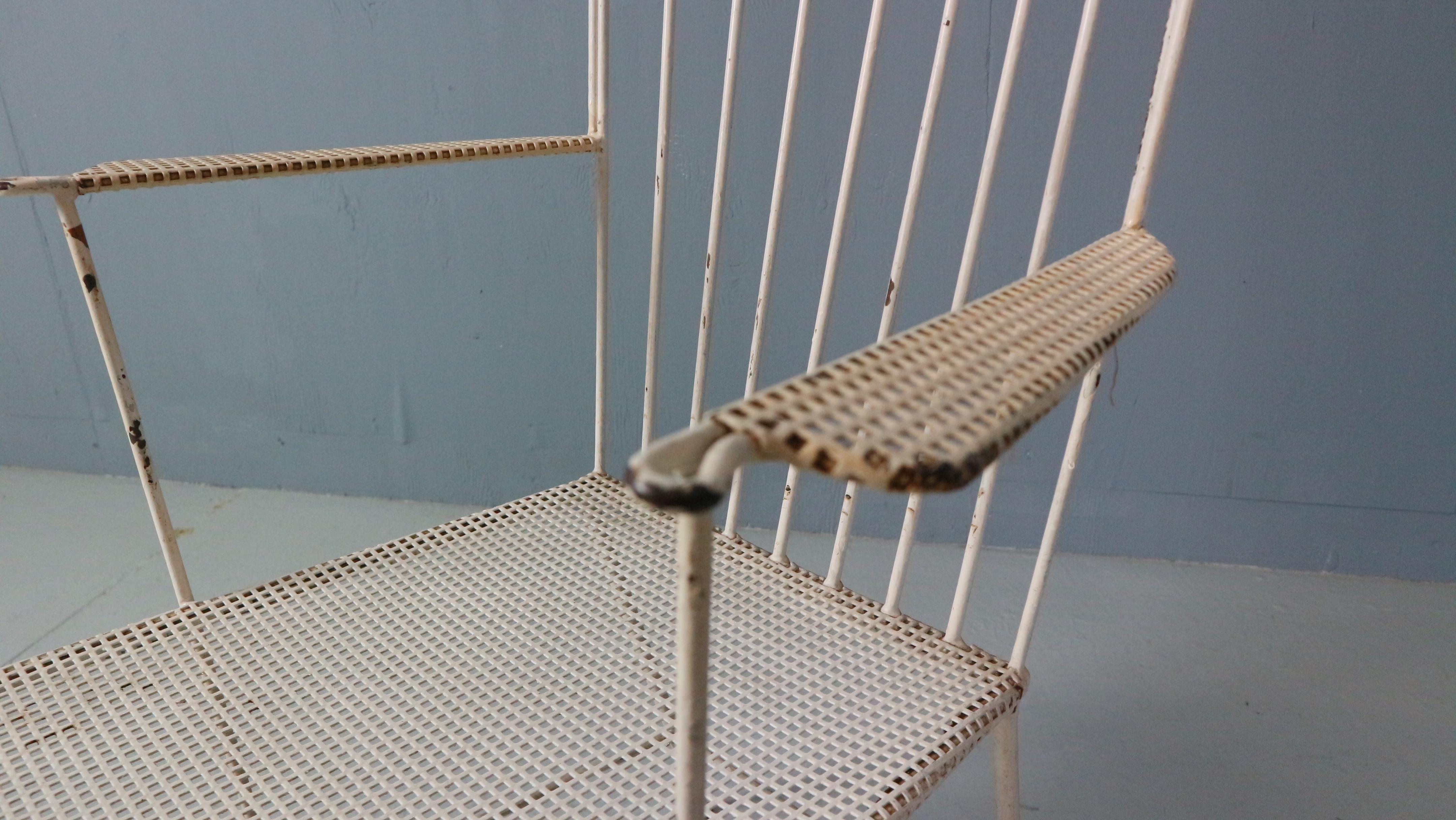 Metal Rare Lyra Iron Armchair by Anna-Lülja Praun & Thomas Lauterbach Sonett For Sale