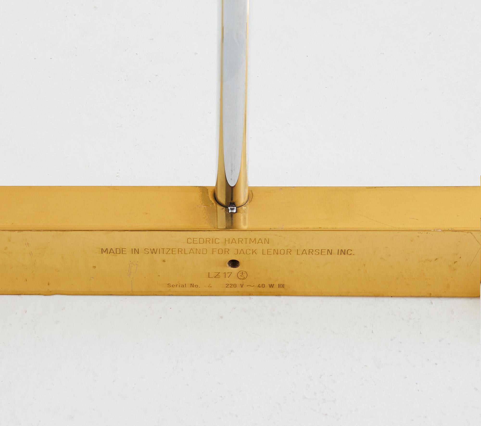 Rare LZ17 n.4 Floor Lamp by Cedric Hartman for Jack Lenor Larsen, 1966 For Sale 4