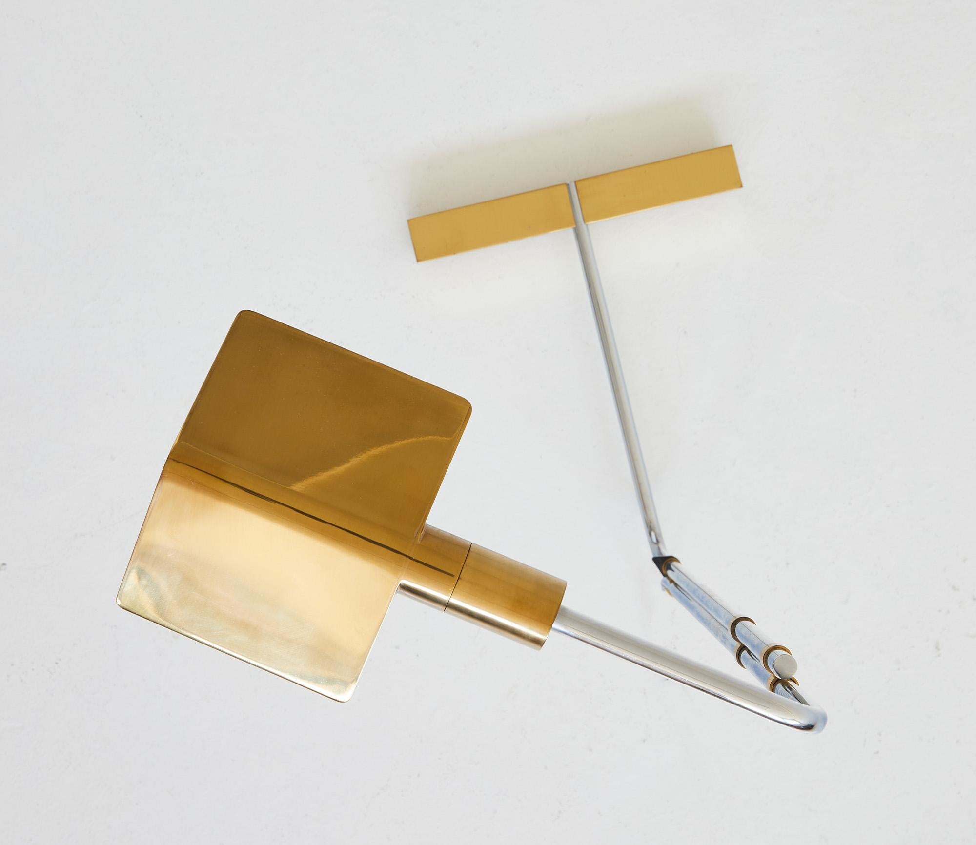 Brass Rare LZ17 n.4 Floor Lamp by Cedric Hartman for Jack Lenor Larsen, 1966 For Sale