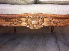 Rare M. Gourdin Signed Louis XV Settee - Canapé à Chassis - Sofa à la Rein