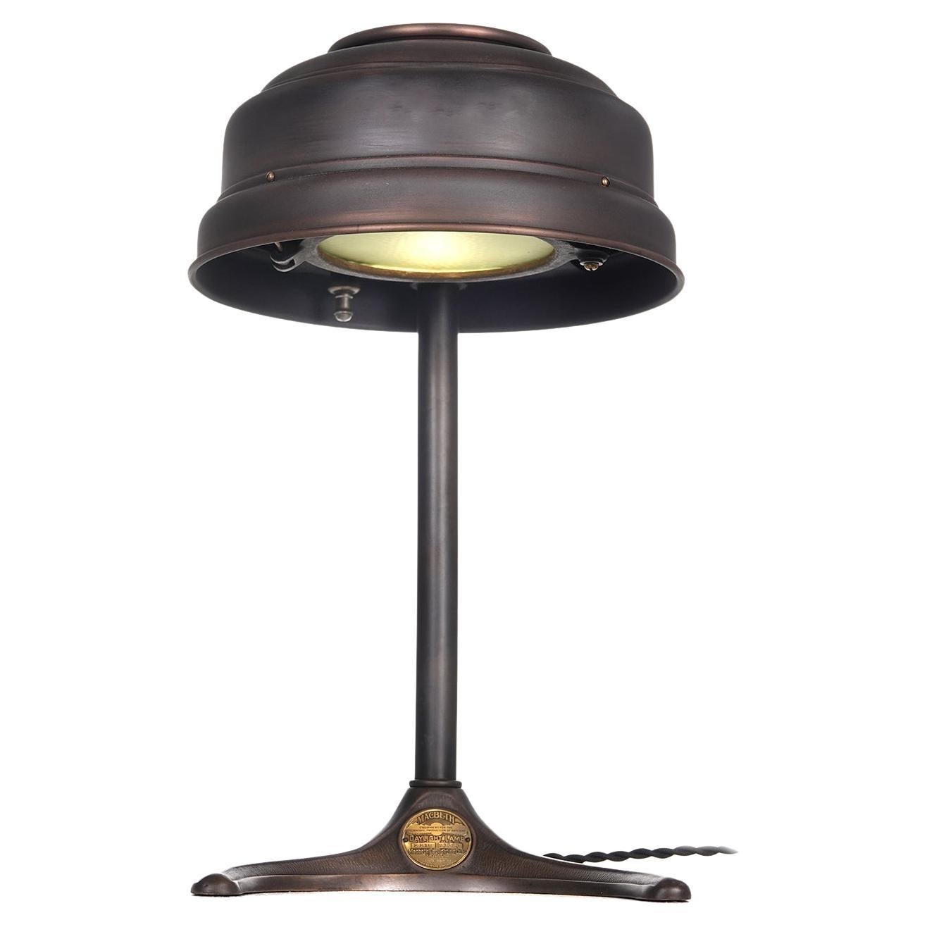 Rare Macbeth Daylight Counter Lamp For Sale