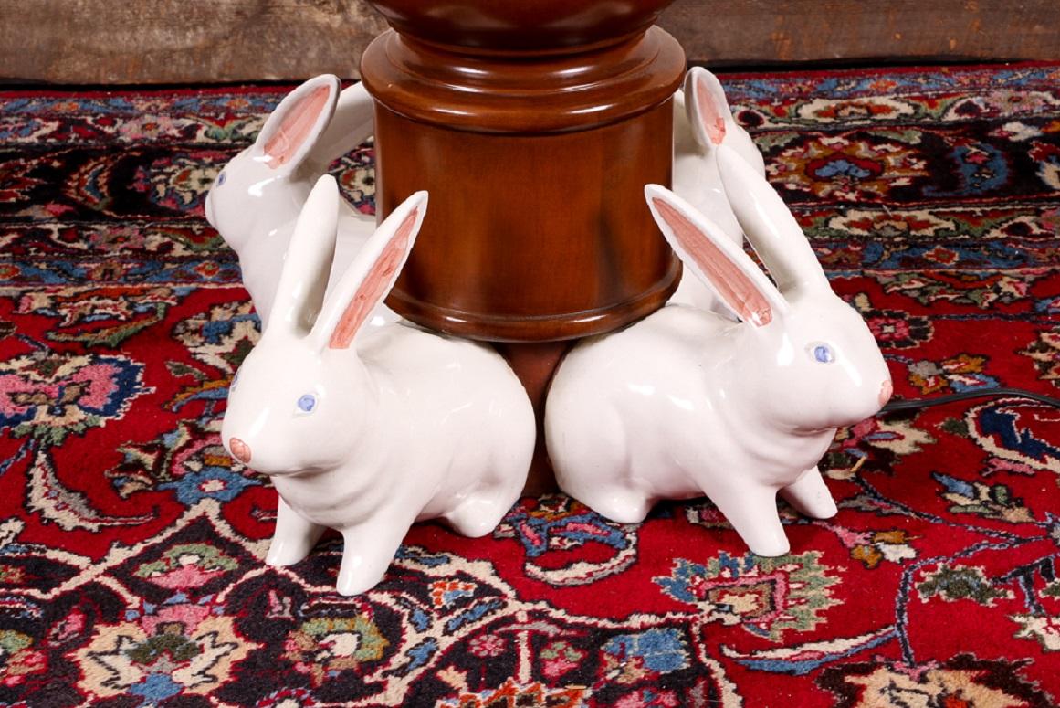 Adirondack Rare Mackenzie Childs Rabbit Warren Floor Lamp