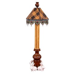 Rare Mackenzie Childs Rabbit Warren Floor Lamp