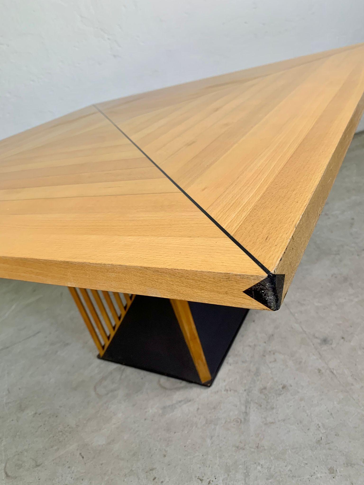 Rare Maestro dining table by Gianfranco Frattini for Acerbis, Italy, 1980s For Sale 5