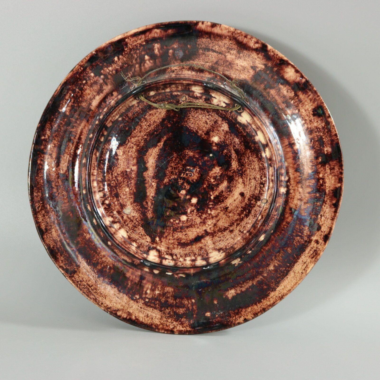 Rare Mafra Palissy Majolica Crab Plate 5