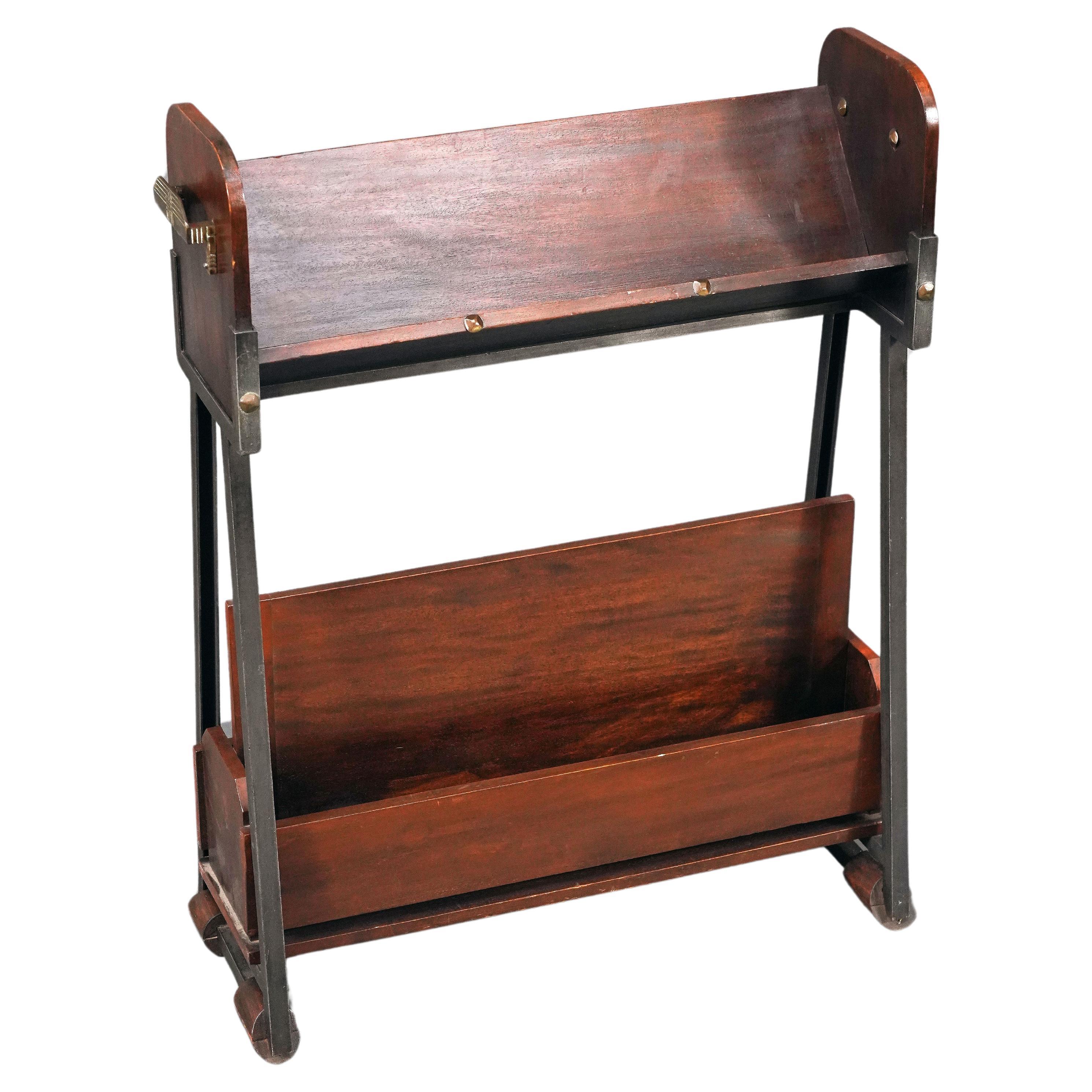 Rare Magazine Rack, France Circa 1930 For Sale at 1stDibs