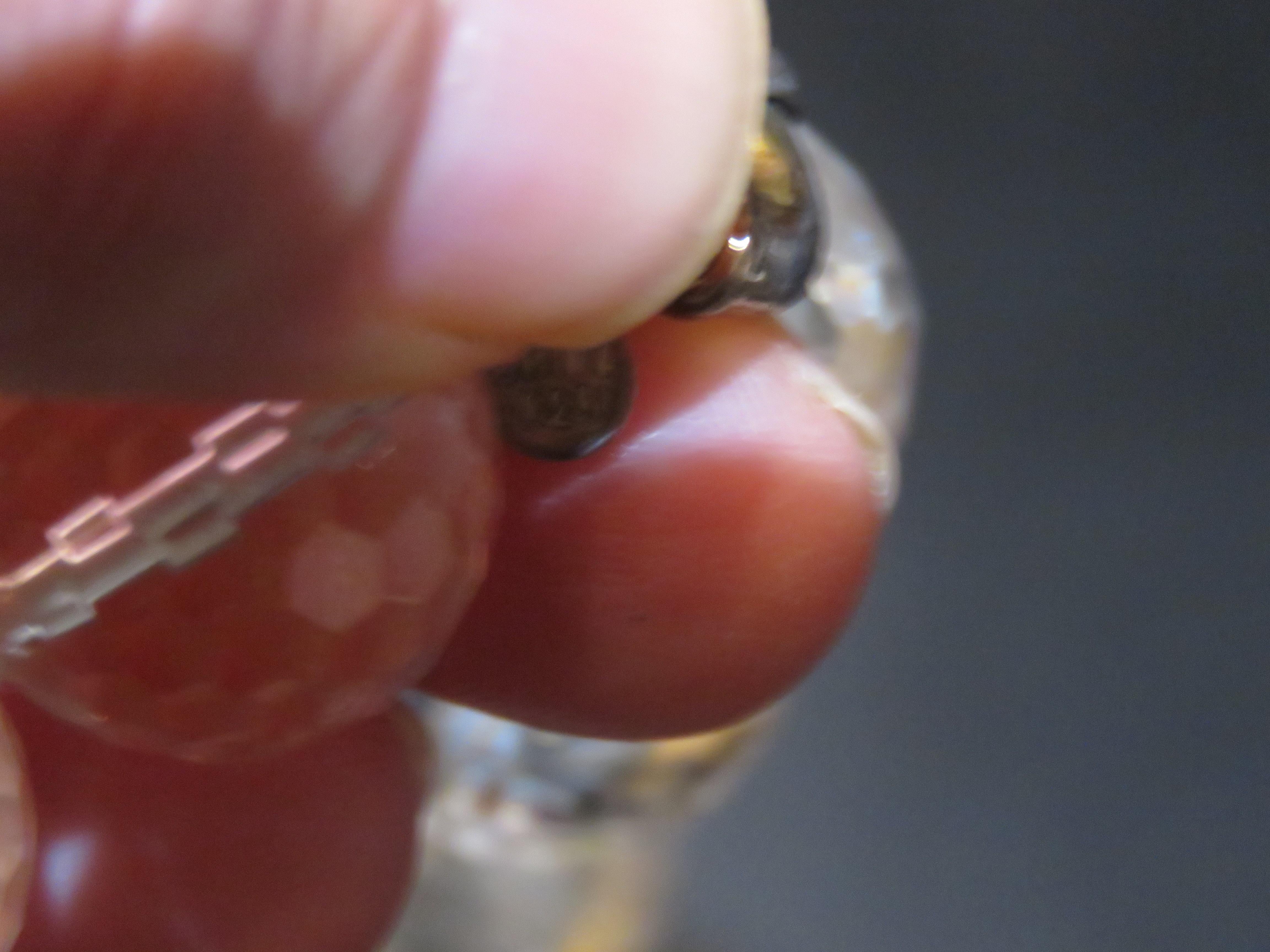 Donna Rara e magnifica collana d'argento con cristalli sfaccettati di proprietà di New York City in vendita