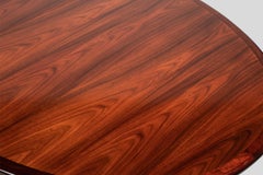 Rare Mahogany Extension Dining Table W/ Leaves by Schou Andersen Møbelfabrik