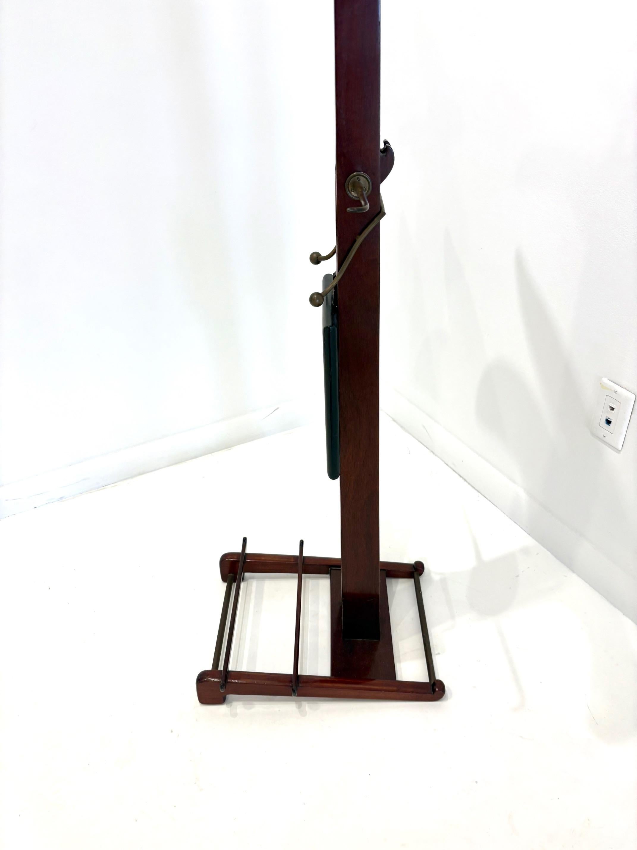 Rare Mahogany Gentleman's Valet by Paul Dupré Lafon for Hermès. For Sale 9