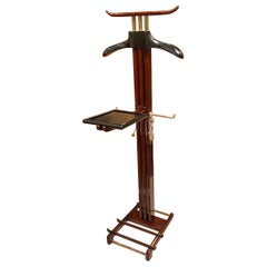 Rare Mahogany gentleman's valet by Paul Dupre Lafon for Hermes