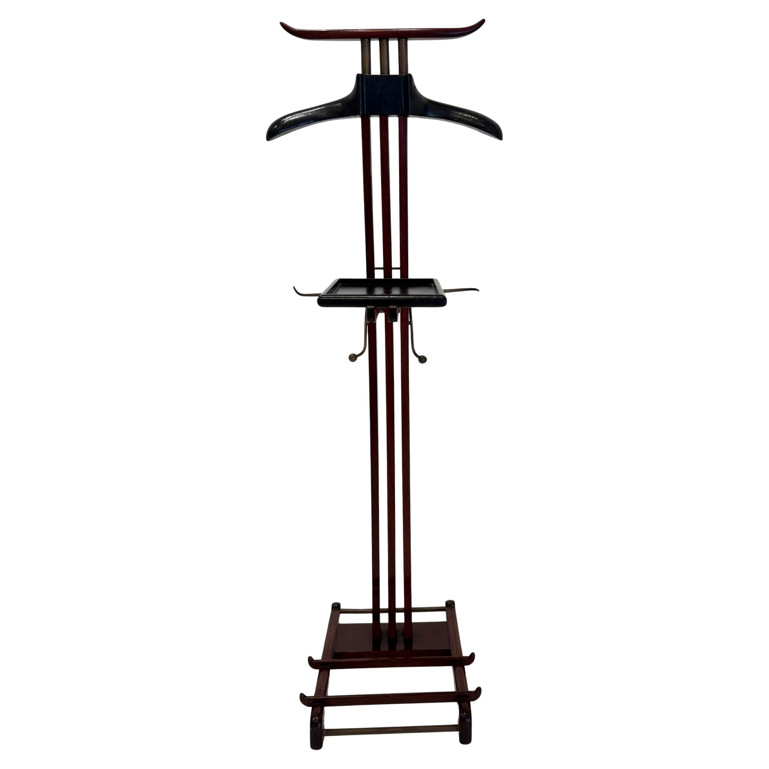 Rare Mahogany Gentleman's Valet by Paul Dupré Lafon for Hermès. For Sale