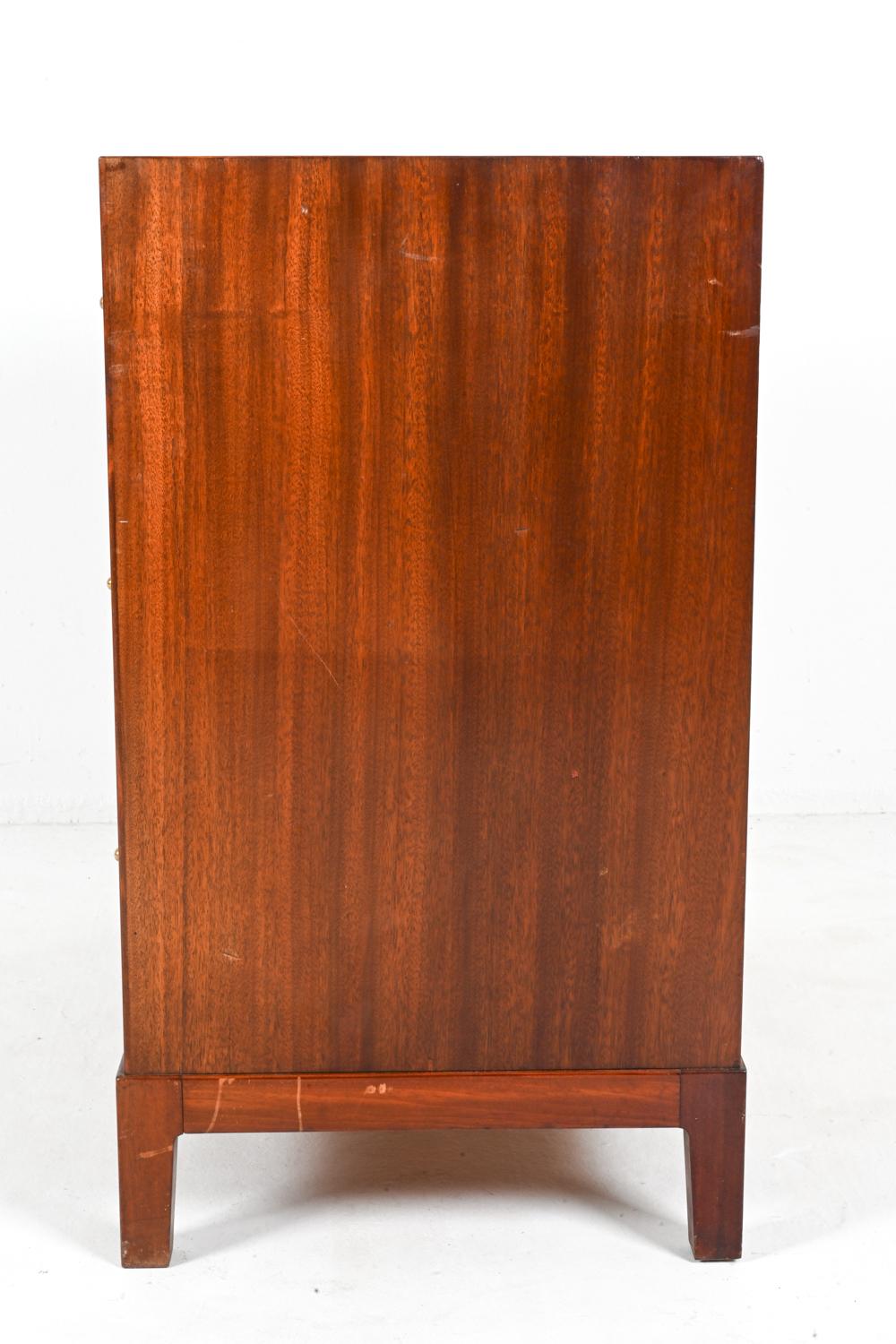 Rare Mahogany Three-Drawer Chest by Ole Wanscher for A. J. Iversen, c. 1940's For Sale 6