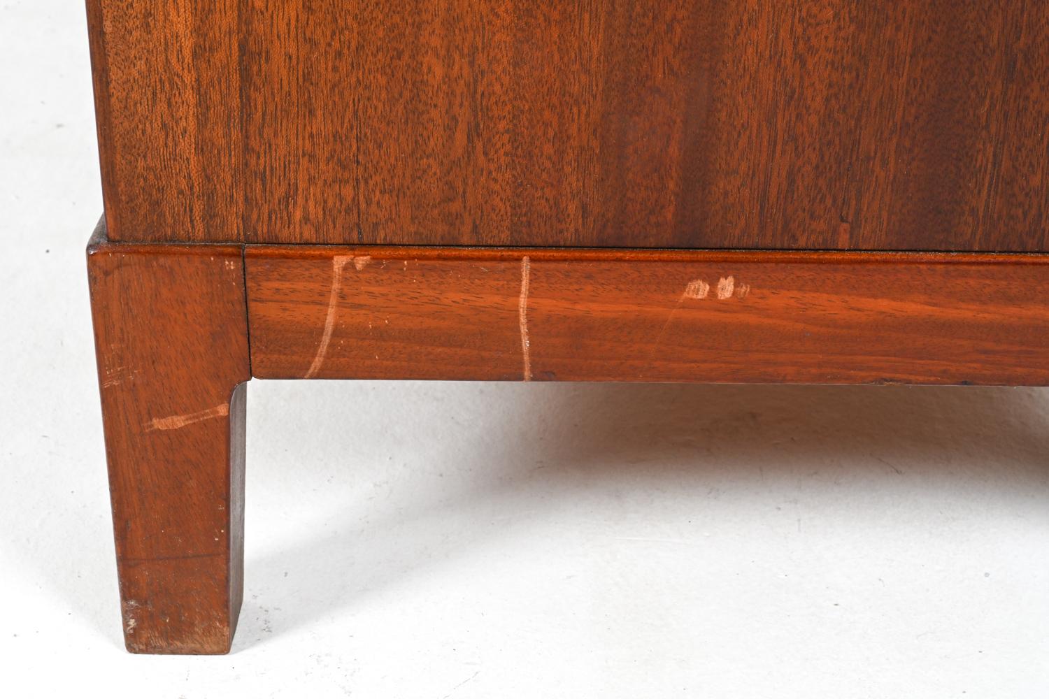 Rare Mahogany Three-Drawer Chest by Ole Wanscher for A. J. Iversen, c. 1940's For Sale 7