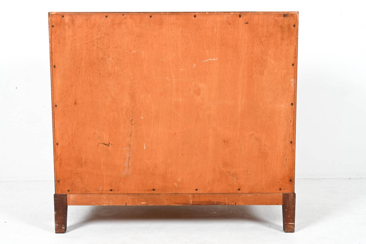 Rare Mahogany Three-Drawer Chest by Ole Wanscher for A. J. Iversen, c. 1940's For Sale 9