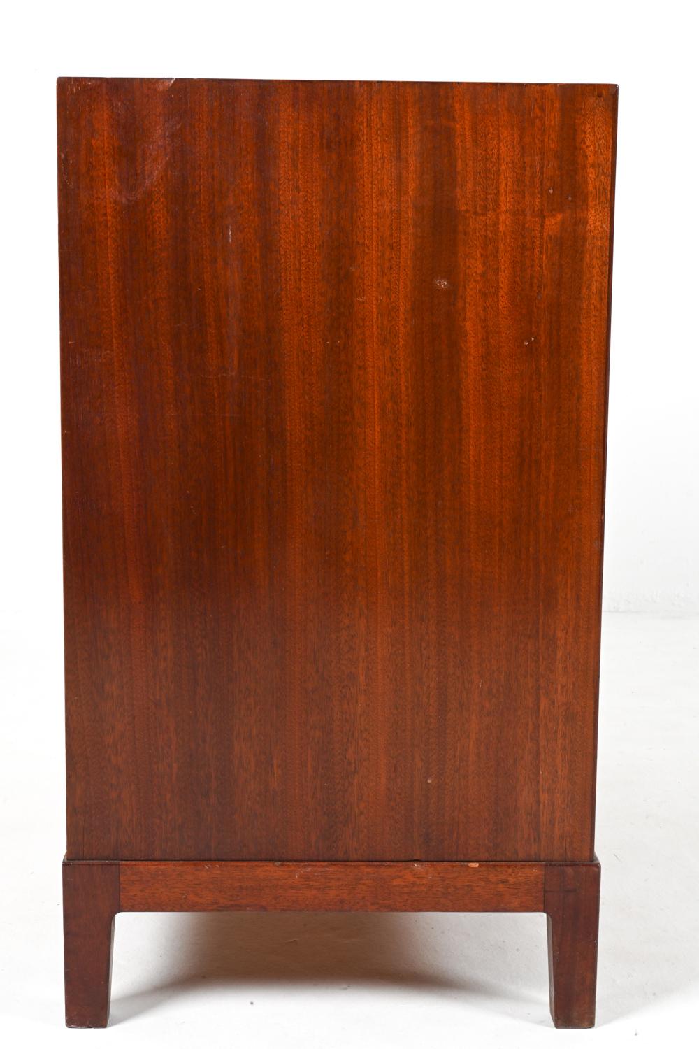 Rare Mahogany Three-Drawer Chest by Ole Wanscher for A. J. Iversen, c. 1940's For Sale 12