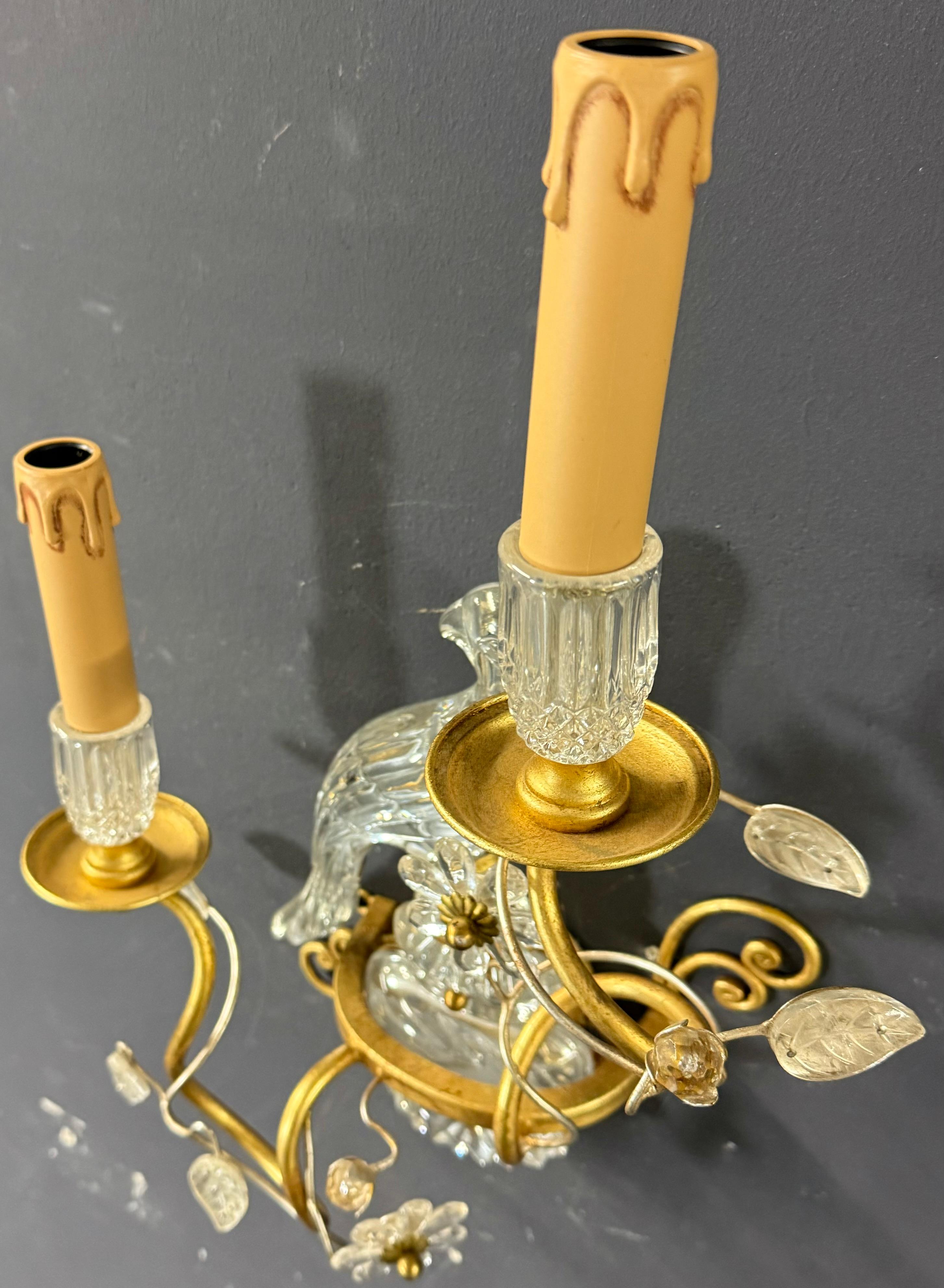 Hollywood Regency Rare applique perroquet Maison Bagues en vente