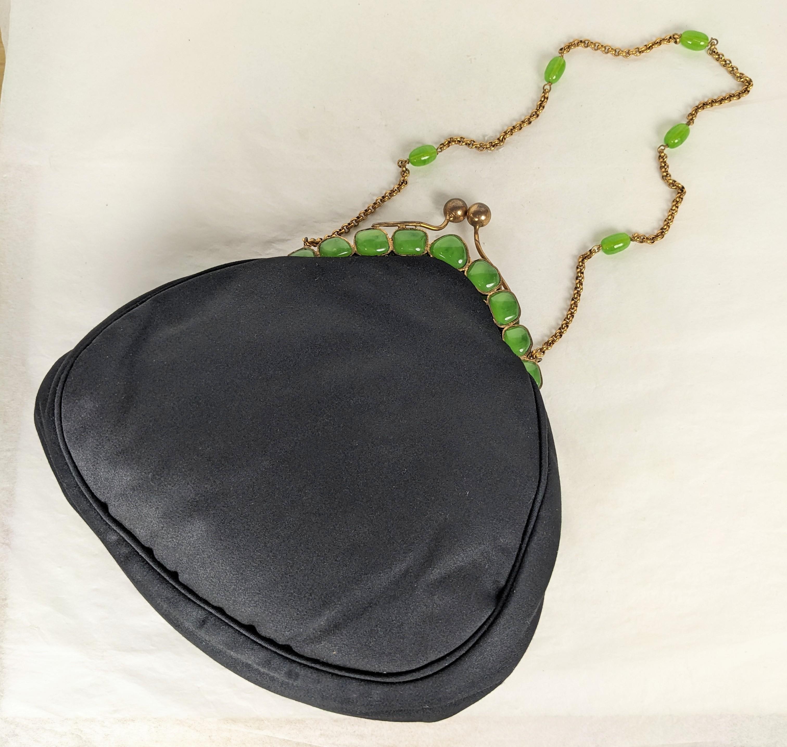 Women's or Men's Rare Maison Gripoix Poured Glass Evening Bag For Sale