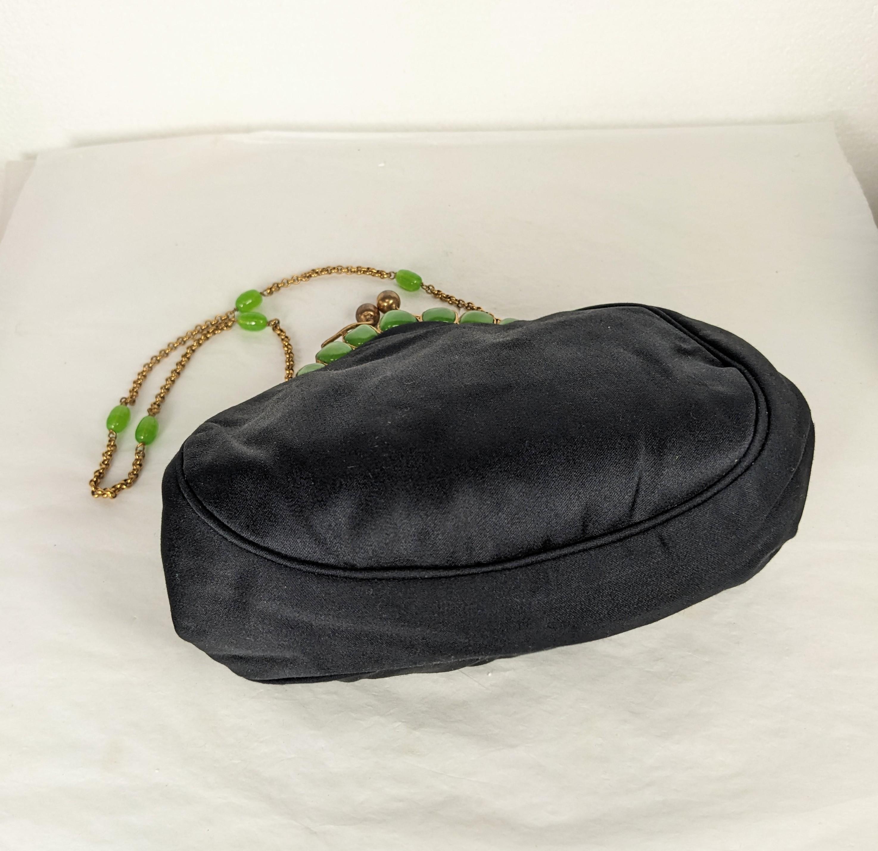 Rare Maison Gripoix Poured Glass Evening Bag For Sale 2