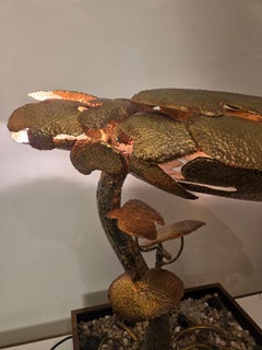 Rare "Maison Jansen" Brass Bonsai Lamp