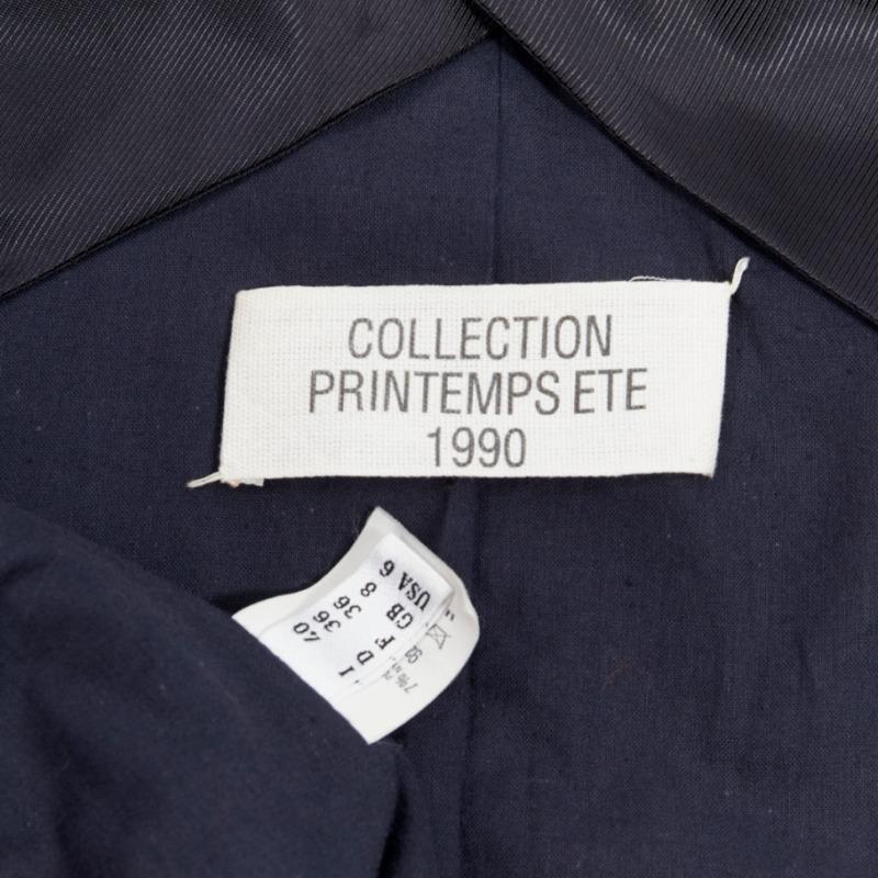 rare MAISON MARGIELA 1990 deconstructed padded shoulder cigarette jacket IT40 For Sale 6