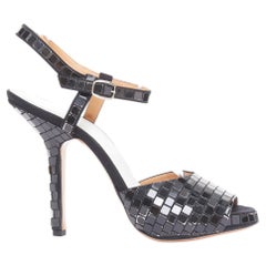 rare MAISON MARGIELA 2009 Runway Disco Ball mosaic tile sandals EU36