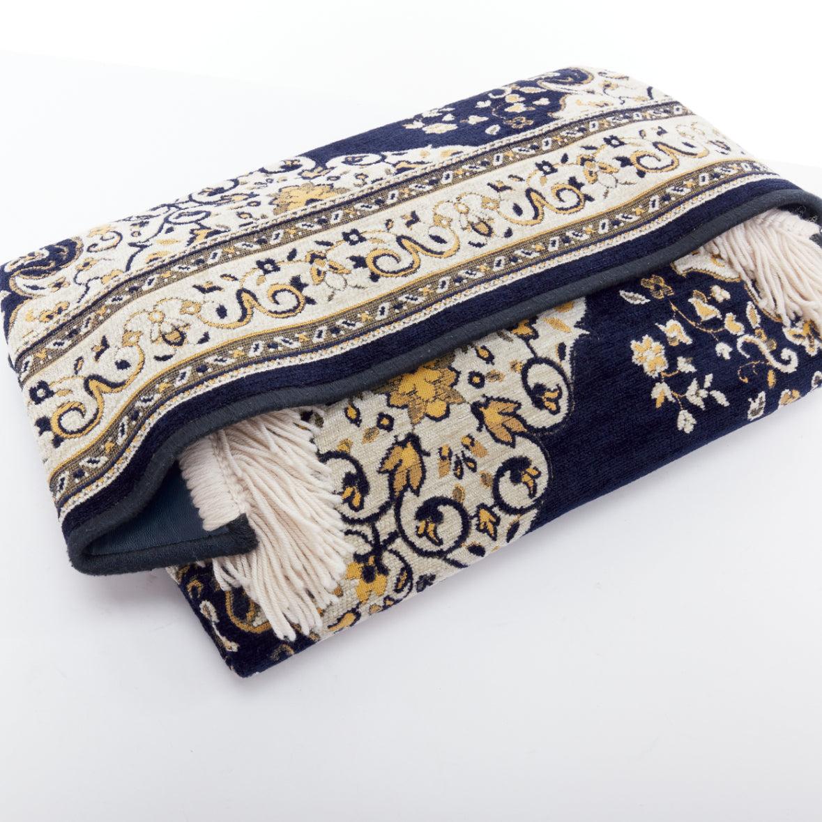 rare MAISON MARGIELA 2013 Runway oversized carpet tapestry clutch bag 1