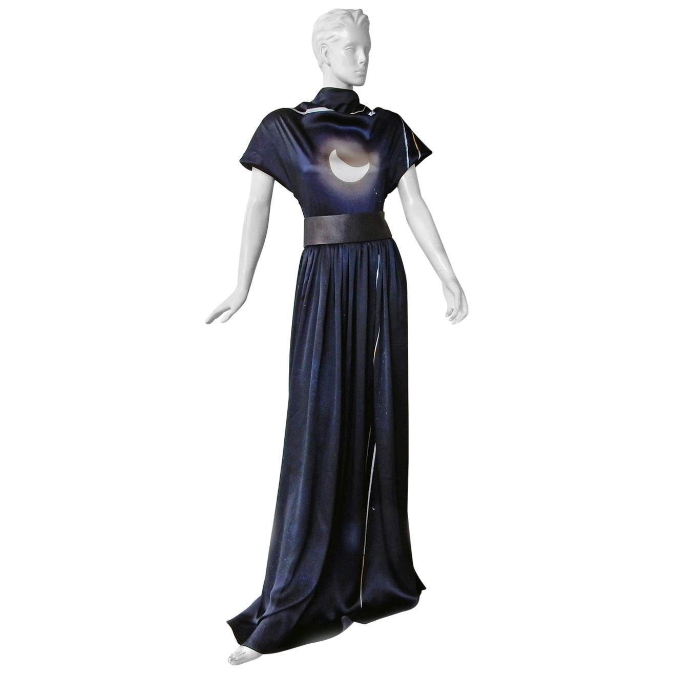  Rare Maison Margiela Celestial Solar Eclipse Dress Gown NWT!  For Sale