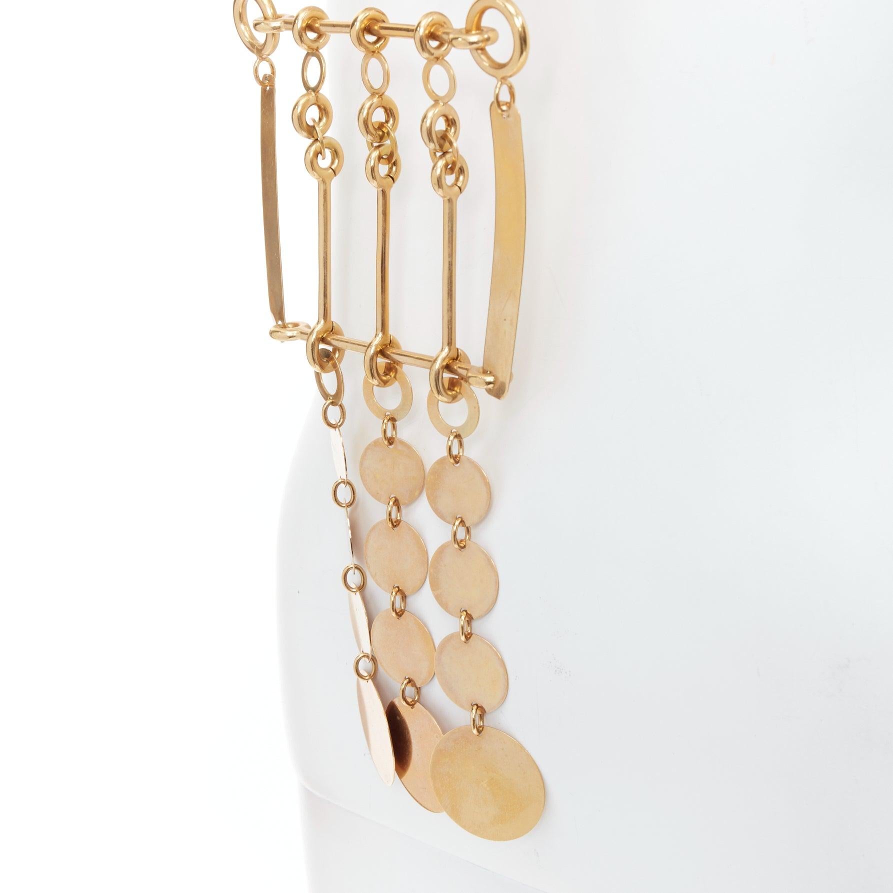 rare MAISON MARGIELA John Galliano Runway tribal statement collar necklace For Sale 3