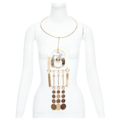 rare MAISON MARGIELA John Galliano Runway tribal statement collar necklace