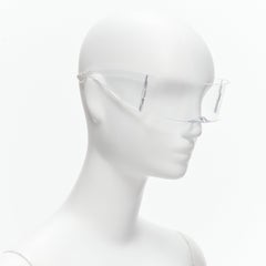 rare MAISON MARTIN MARGIELA 2008 Runway MA1 Incognito clear shield sunglasses