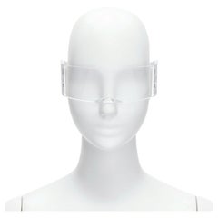 rare MAISON MARTIN MARGIELA 2008 Runway MA1 Incognito clear shield sunglasses