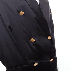 rare MAISON MARTIN MARGIELA 2012 Runway tucked sleeve blazer dress IT36 XXS
