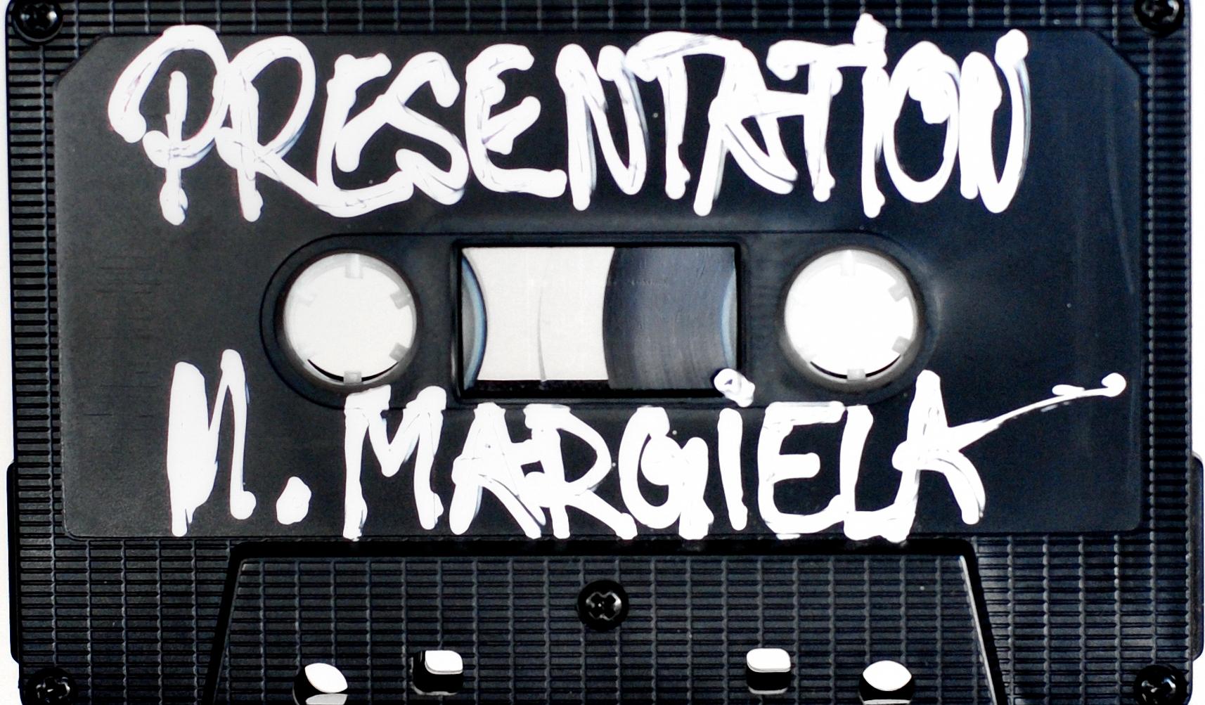 Black Rare Maison Martin Margiela Presentation Cassette Tape For Sale