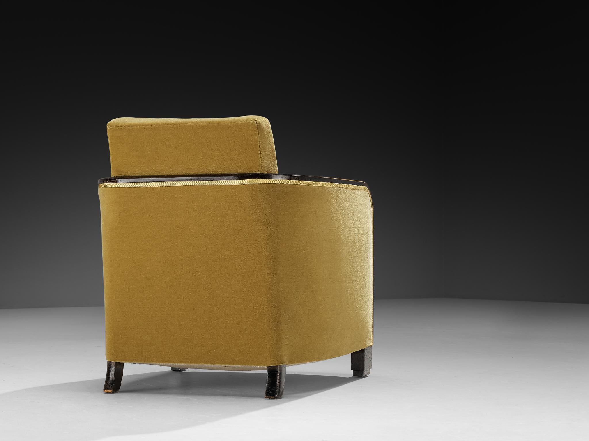 Rare Maison Soubrier Pair of Late 1920s Art Deco Armchairs For Sale 3