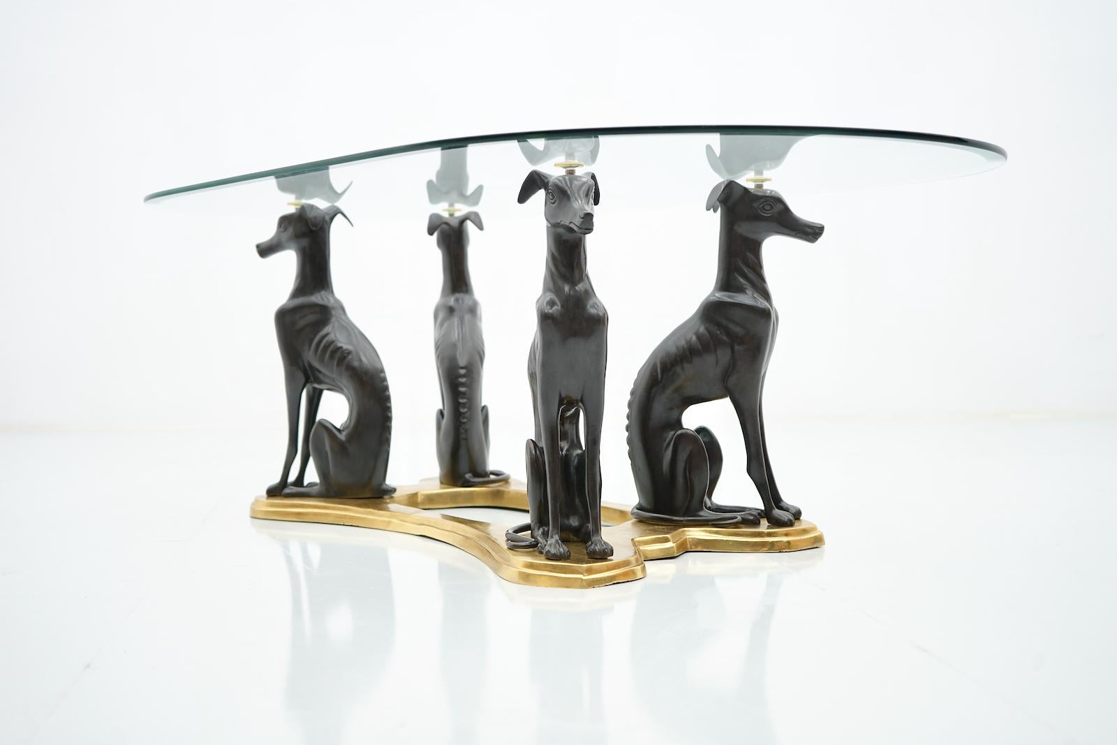 greyhound side table