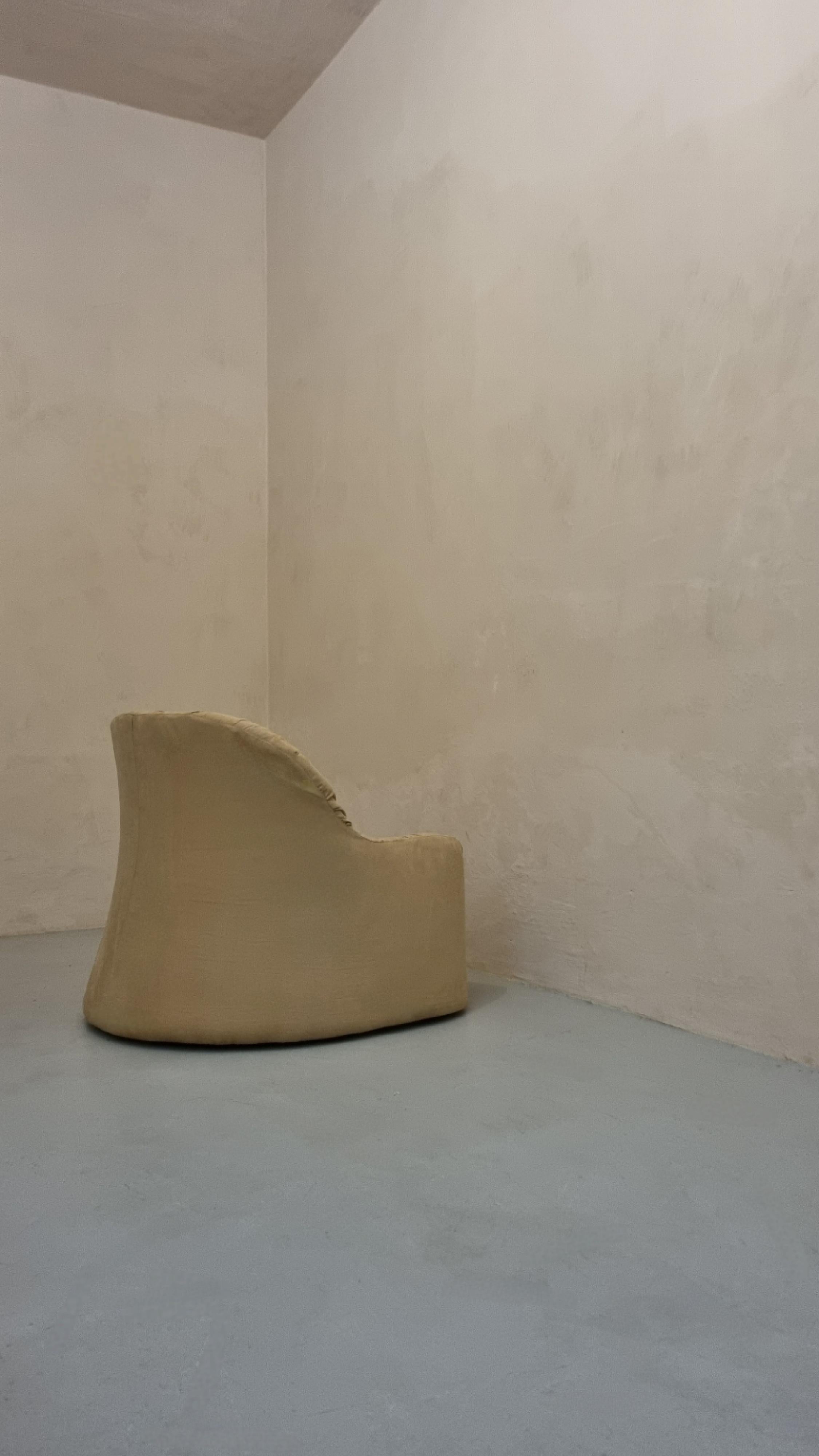 Mid-Century Modern Rare Maja armchair by Emilio Guarnacci & Felix Padovano for 1P 1971 For Sale