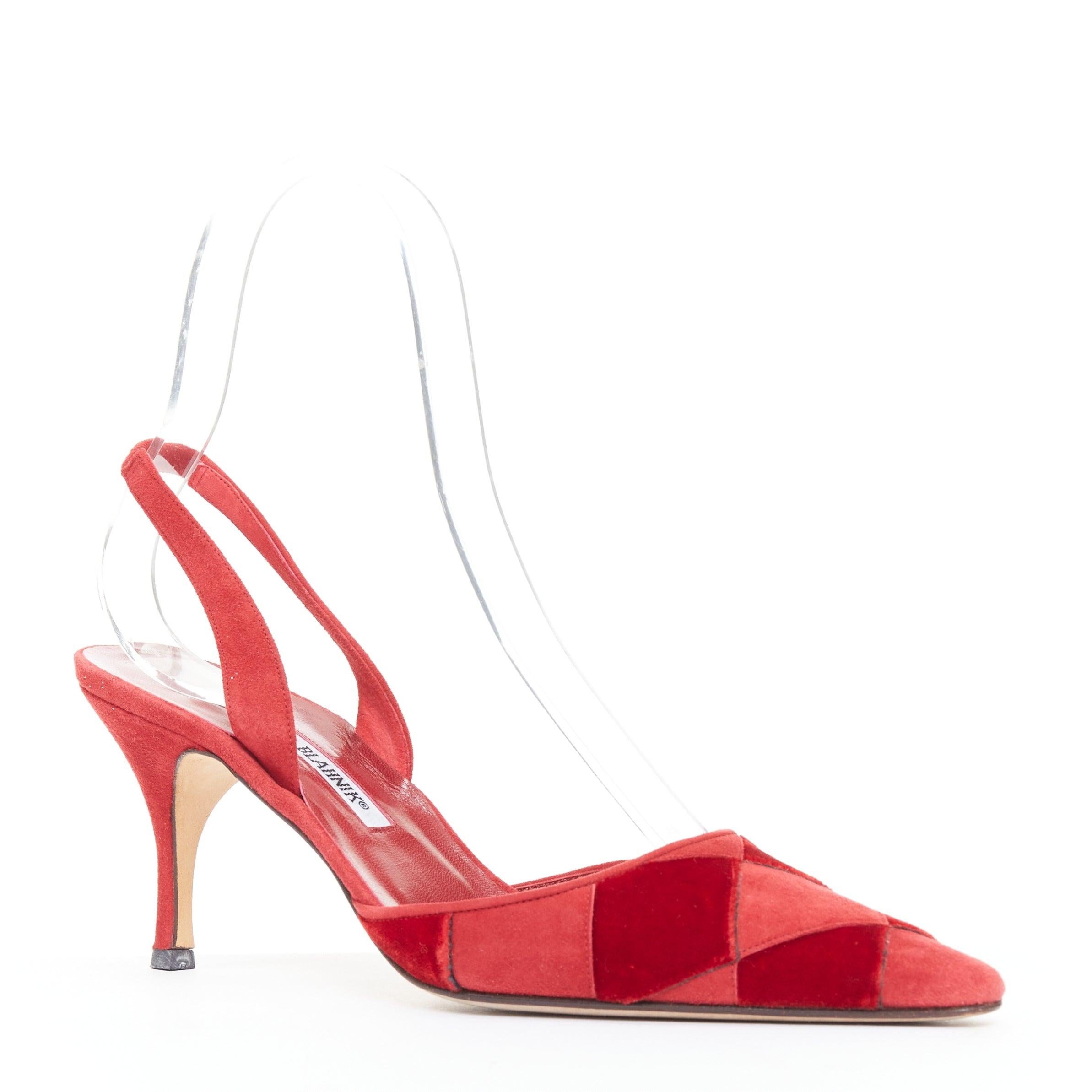 rare MANOLO BLAHNIK escarpins à talons compensés en daim rouge à carreaux EU38
Référence : TGAS/F00281
Marque : Manolo Blahnik
MATERIAL : Suède
Couleur : Rouge
Motif : damier
Fermeture : Slingback
Doublure : Cuir rouge
Fabriqué en :