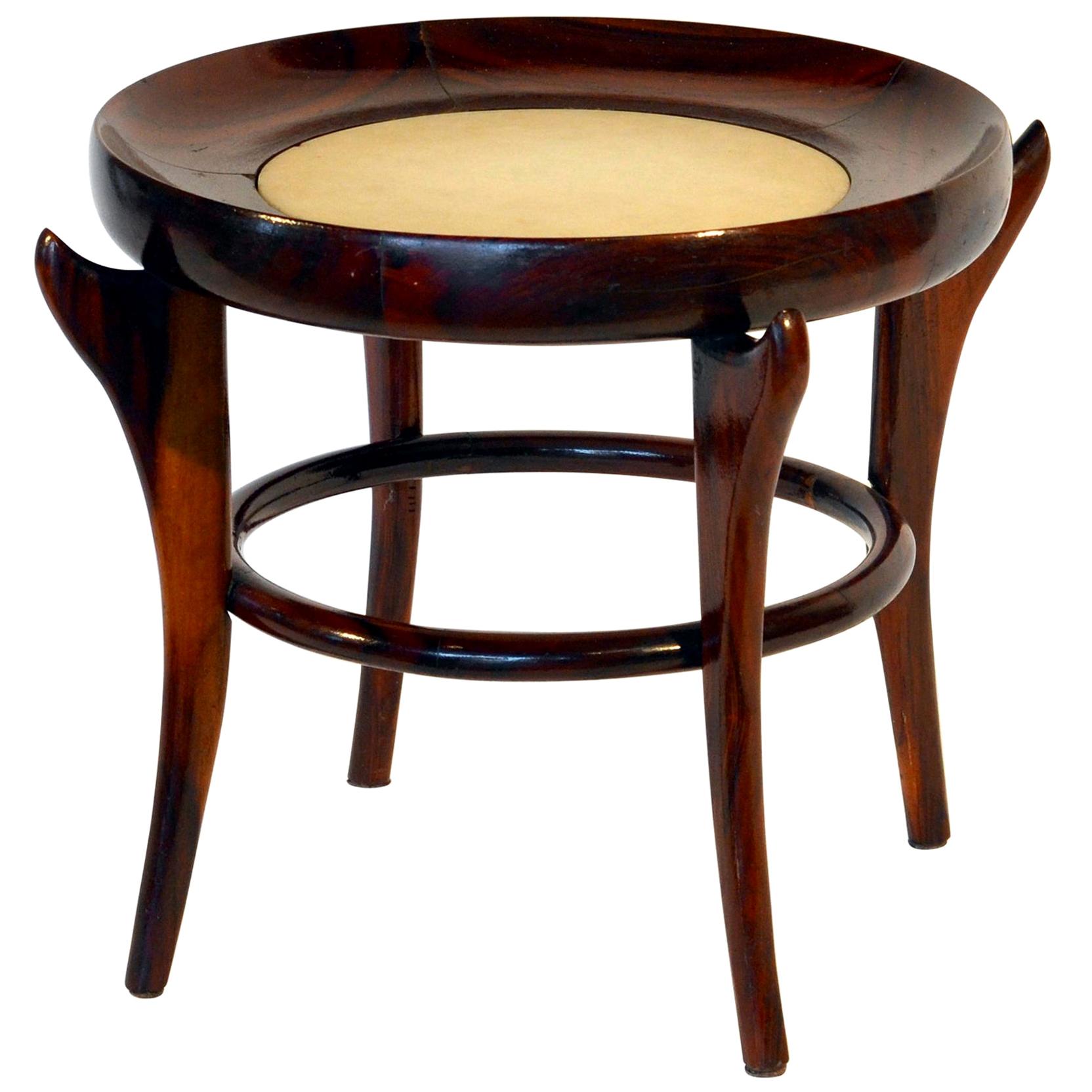 Rare 
Maracana
 Brazilian Jacaranda Side Table by Guiseppe Scapinelli