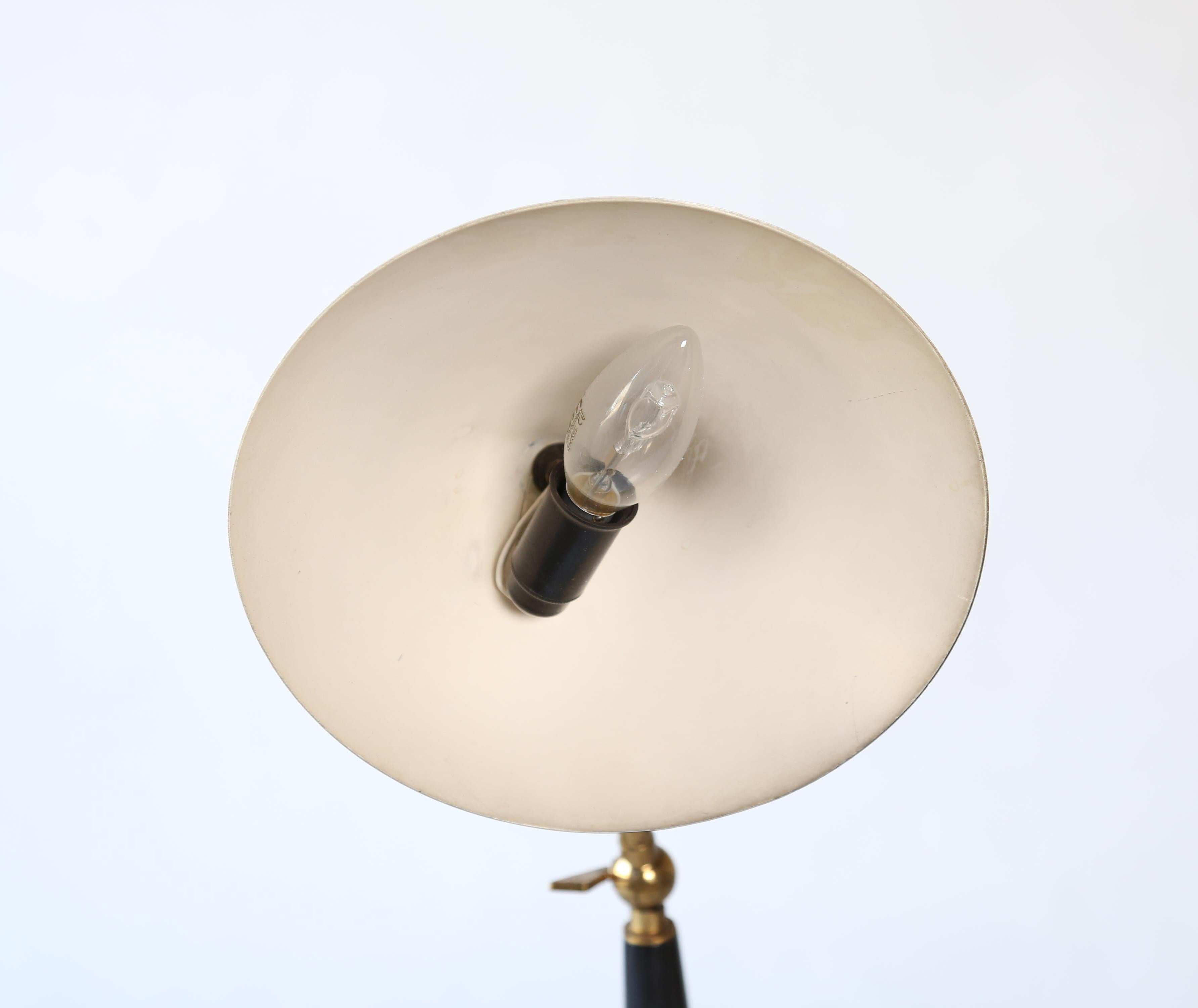 Rare Marble Based Desk / Table Lamp, Italy, 1950s In Good Condition For Sale In London, GB